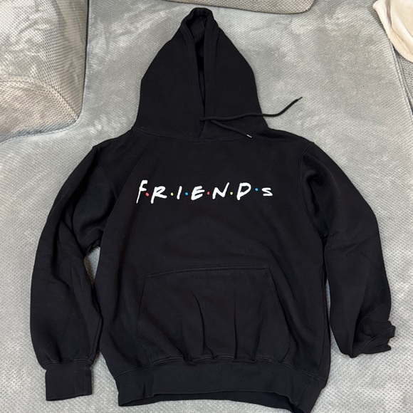 FRIENDS Black Logo Hoodie - Picture 1 of 2